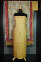 Cross Stitch Embroidered Linen Salwar Sets | JCL708