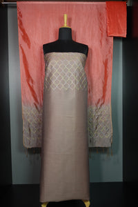 Pastel Semi Silk Un Stitched Salwar Set | SW1254