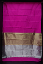 Semi Silk Saree With Tissue Weave Pallu | KT172