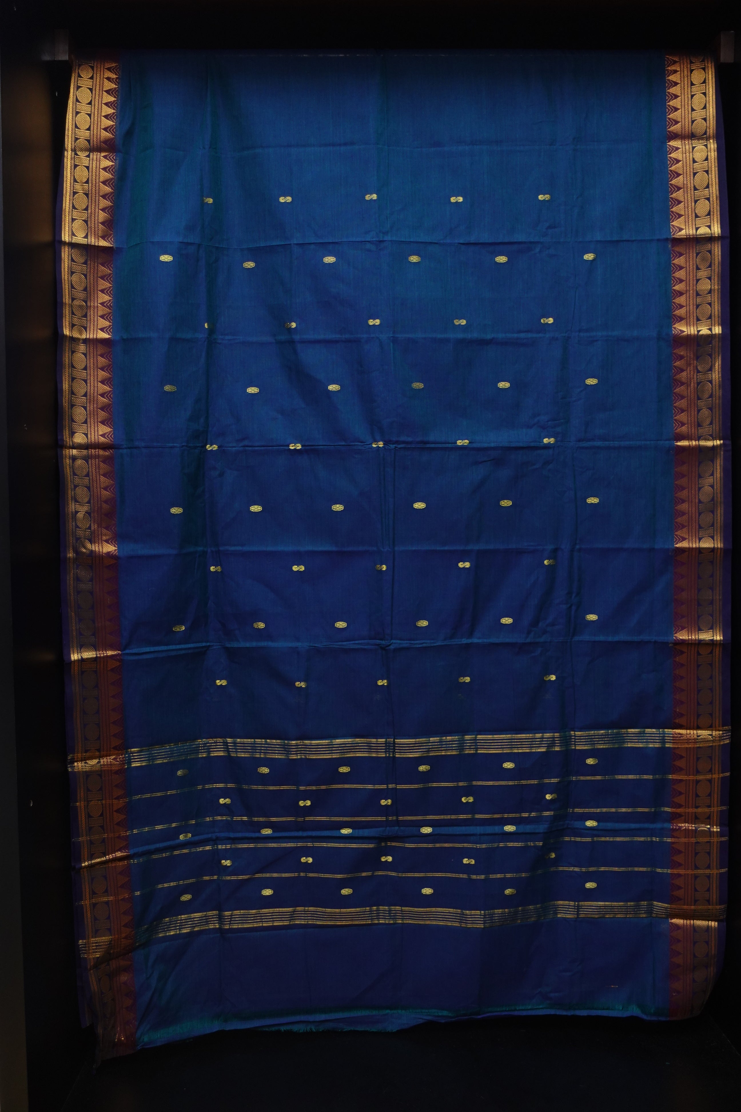 Traditional Buta Detailed Mercerized Cotton Saree | VR191