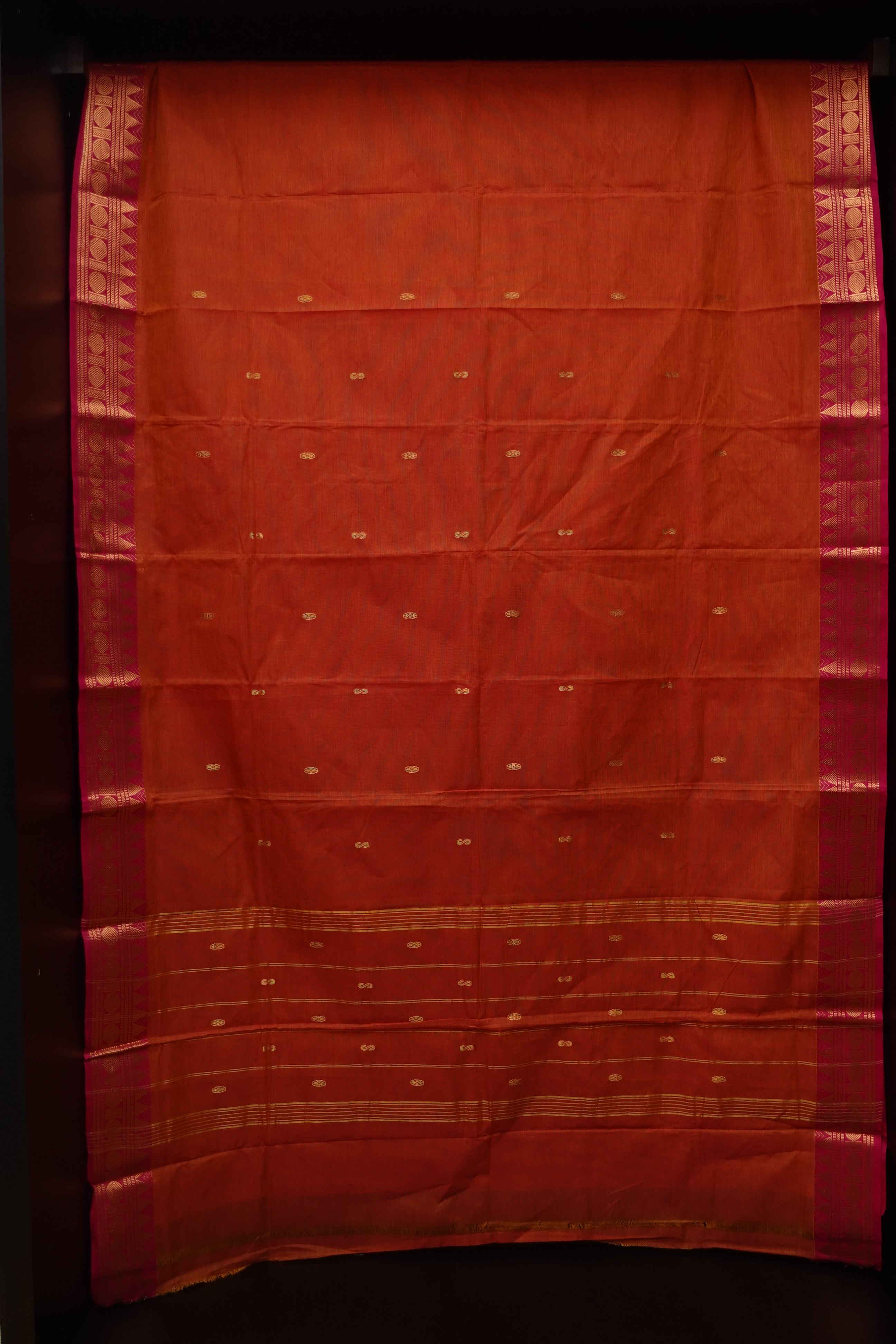 Traditional Buta Detailed Mercerized Cotton Saree | VR191