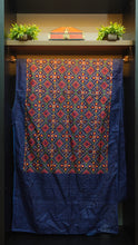 Patola pattern embroidered organza saree | SBS173