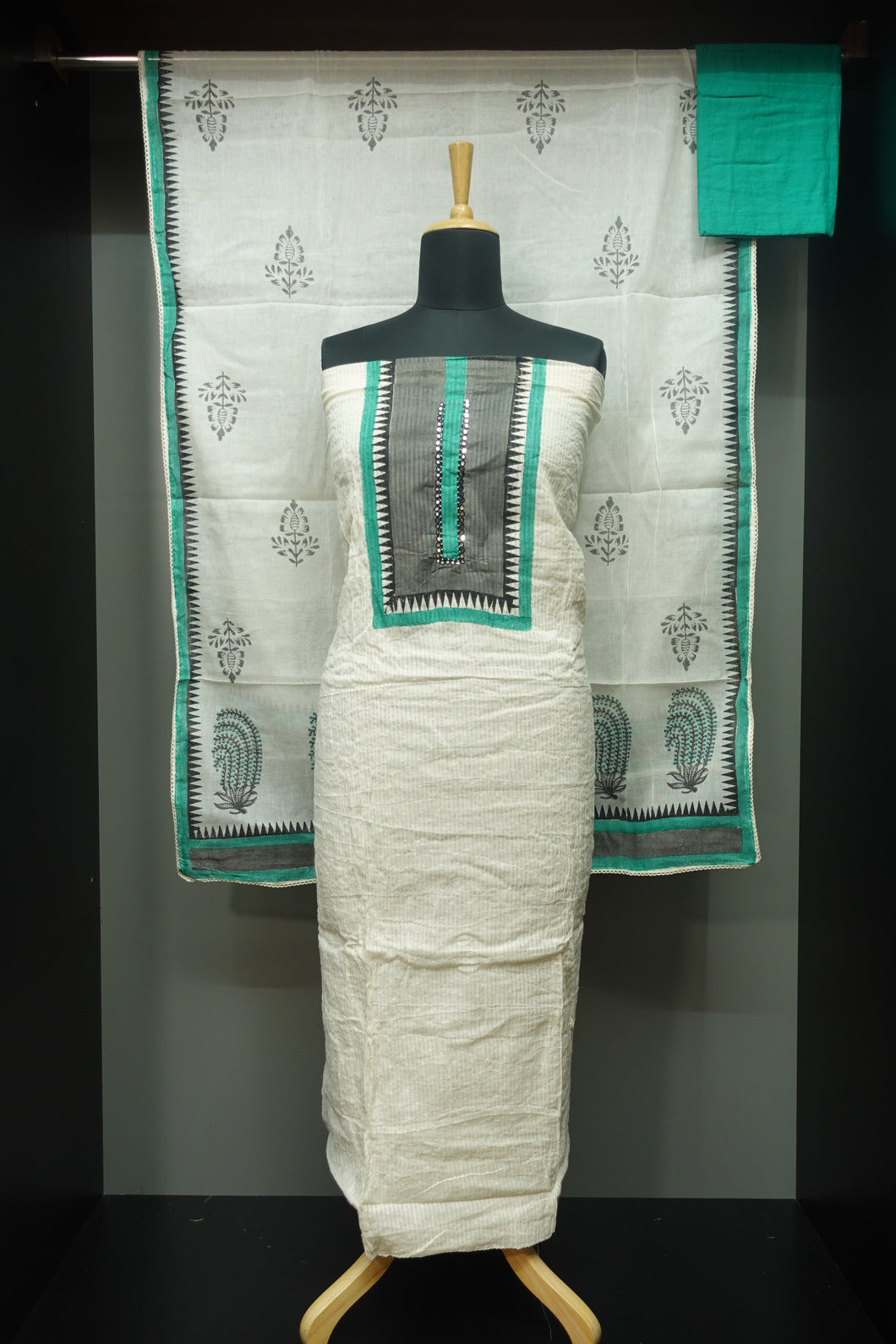 Dobby Weave Pattern Cotton Salwar Sets | PF903