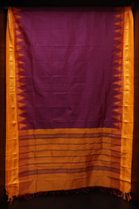 Banana Pith Sarees with Temple Design | VR188