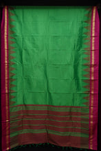 Banana Pith Sarees With Temple Designs | VR190