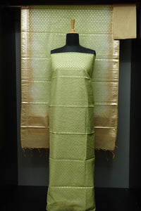 Banarasi polka dot weave pattern chanderi salwar set | SSK180