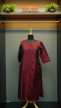Partywear collection of raw silk kurthas | AA100