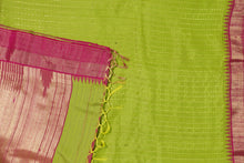 Vertical Lined Zari Weaved Tussar Sarees | HS679