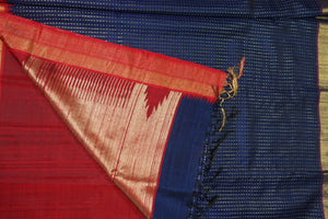 Vertical Lined Zari Weaved Tussar Sarees | HS679