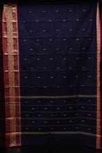 Kanchi Cotton Saree with Temple Border Design | VR198