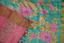 Floral Digital Printed Tussar Sarees | HS685