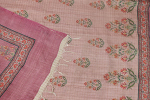 Floral Digital Printed Tussar Sarees | HS685