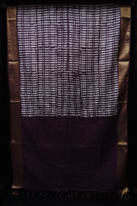 Screen Printed Bhagalpuri Linen Finish Saree | MDS232