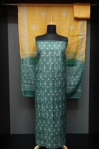 Batik Printed Supernet Kota Salwar Sets | HY155