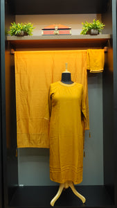 Ready-to-wear rayon full kurtha set | NI252