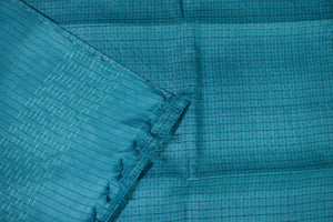 Check Patterned Tussar Sarees | HS657