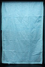 Sky Blue Tepchi embroidered check kota sarees | SR295