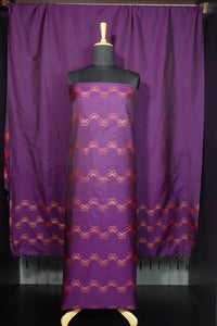 Semi Silk Un Stitched Salwar Set | KT201