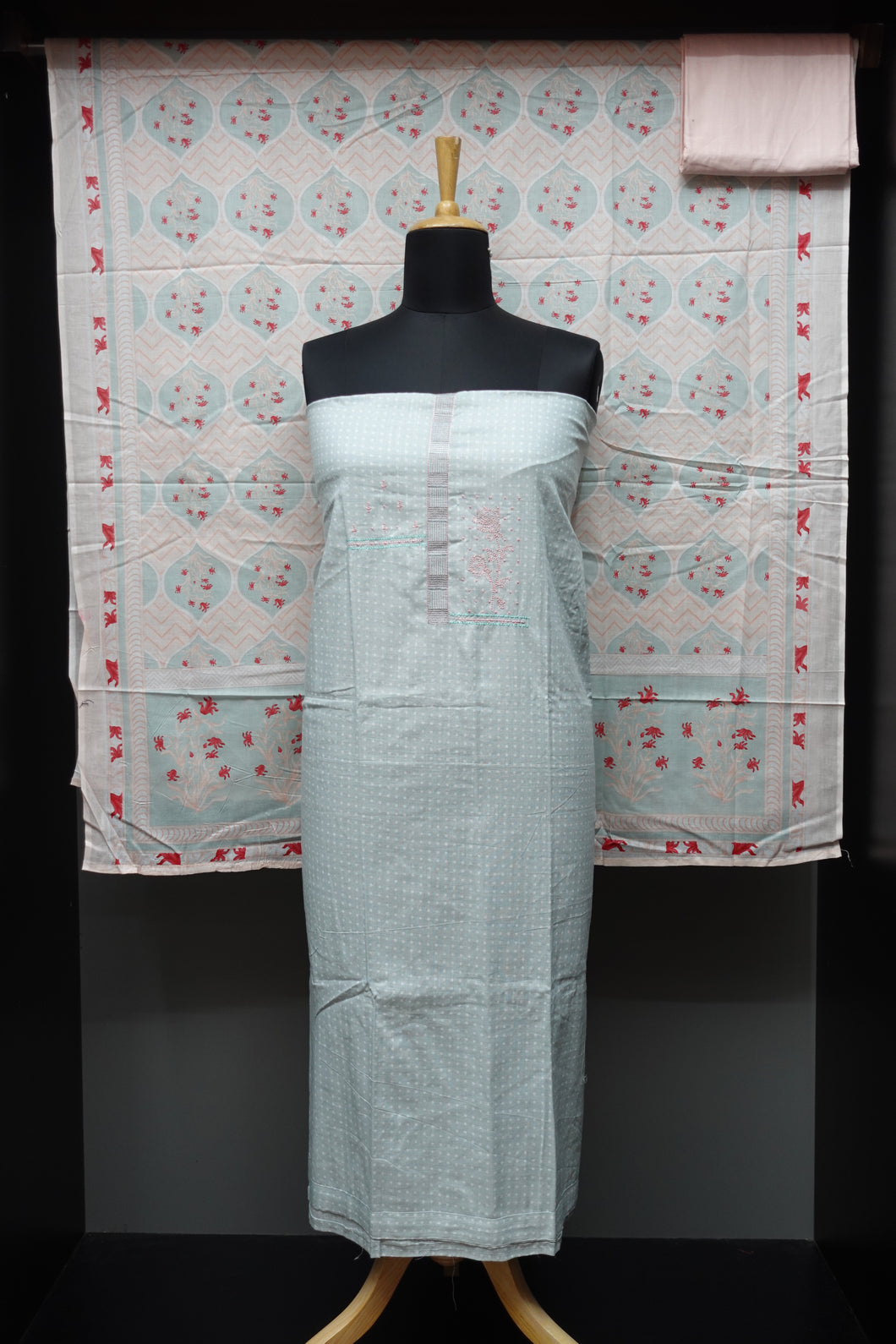 Linen Finished Soft Cotton Salwar Sets | SW1099