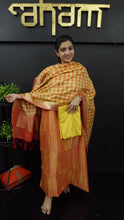 Banarasi brocade weave pattern chanderi salwar sets | SSK173