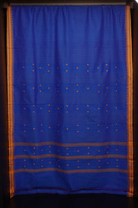 Traditional Kanchi Cotton Sarees with Temple Border Design  | VR201