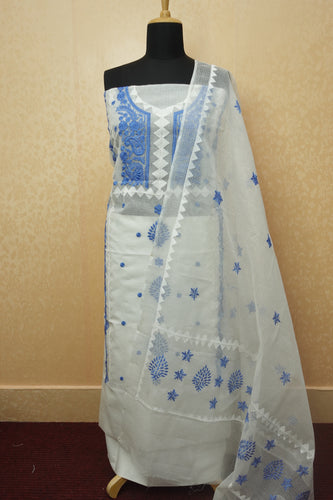 Embroidered Check Kota Salwar Sets | RK211