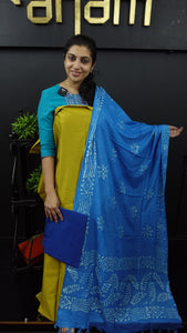 Chanderi salwar set with pashmina finish cotton dupatta | SS789