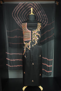 Hand Work and Computerized Embroidery Dola Silk Salwar Set | ARS180