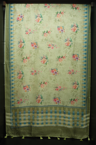 Digital Printed Silky Kota Sarees | ACT737