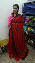 Screen printed mul cotton saree | VFC223