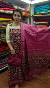 Printed tussar salwar sets | MNH132