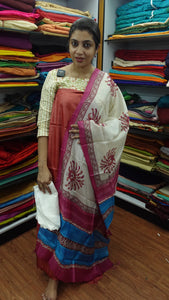 Printed tussar salwar sets | MNH132