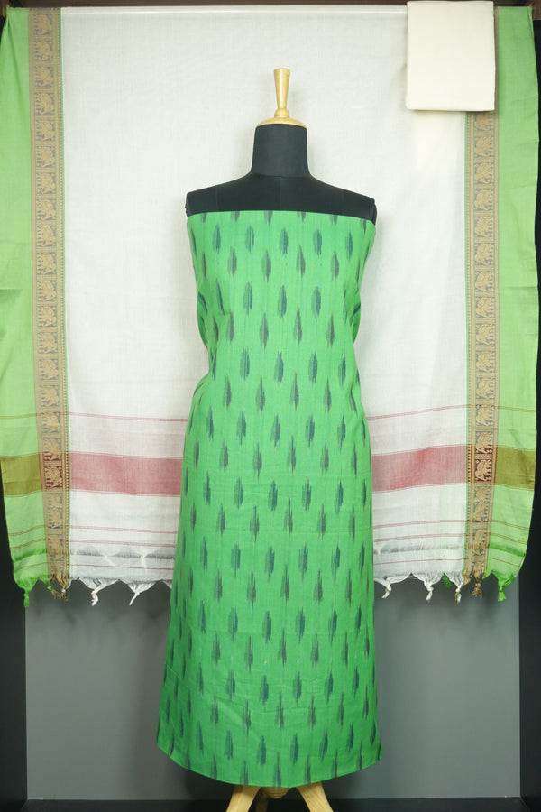 Ikat Weaved Cotton Salwar Set | SC190