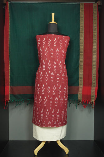 Ikat Weaved Mercerized Cotton Salwar Sets | SC193