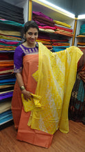 Chanderi salwar set with patchwork in yoke | ACT529