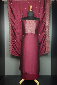 Semi Silk Geecha Tussar Finish Salwar Set | SW1299