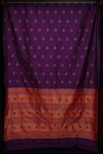 Borderless Semi-Silk Sarees with Copper Zari Pattern  | KT192