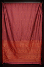 Borderless Semi-Silk Sarees with Copper Zari Pattern  | KT192