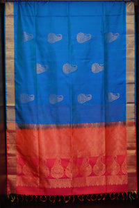 Handloom Woven Pure Silk Kanchipuram Sarees | AKS107