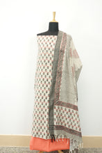 Block Printed Bhagalpuri Linen Finished Salwar Set | AF146