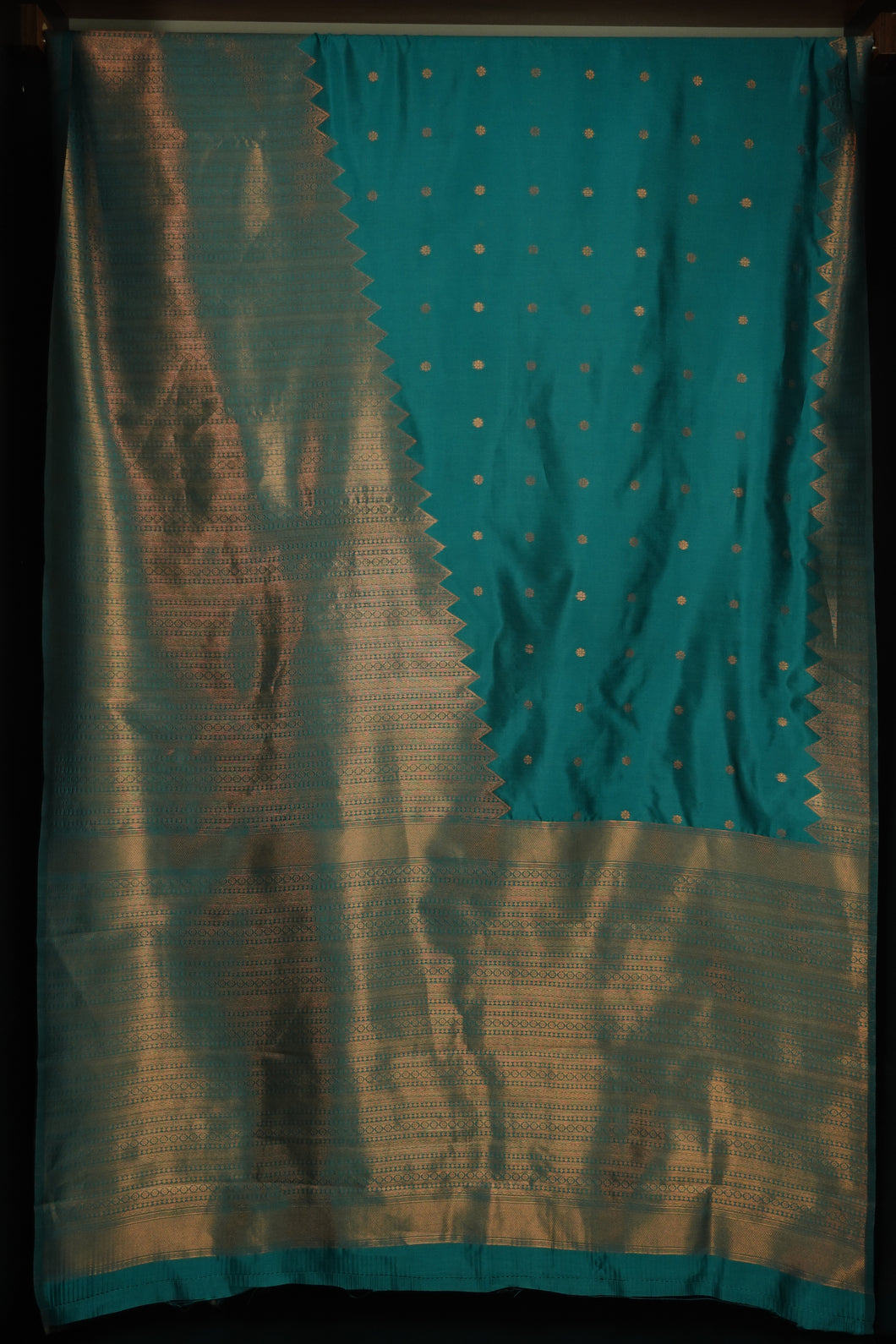Copper Zari Butta Design Semi Silk Sarees | KT197