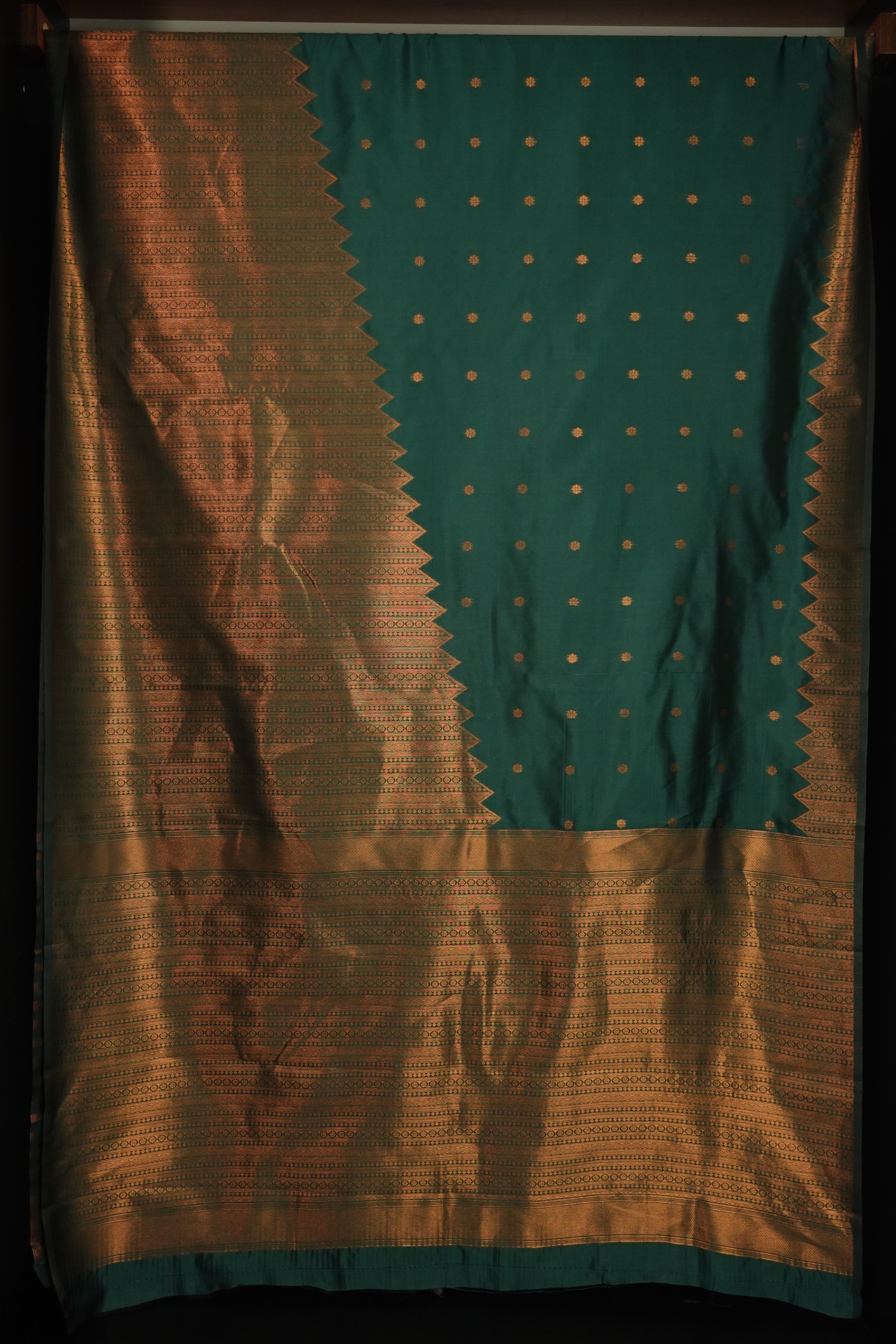 Copper Zari Butta Design Semi Silk Sarees | KT197