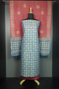 Bhagalpuri Linen Batik Print Salwar Set | SW1307