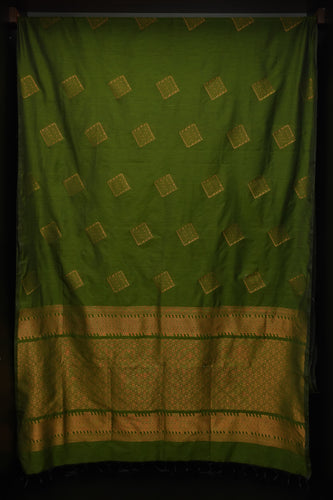 Cotton Blended Semi Silk Sarees | KRK113