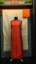 Slub chanderi salwar set with weave patterns | SS850