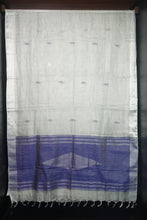 Silver Zari Weaving Pure Tissue Saree | AHD342