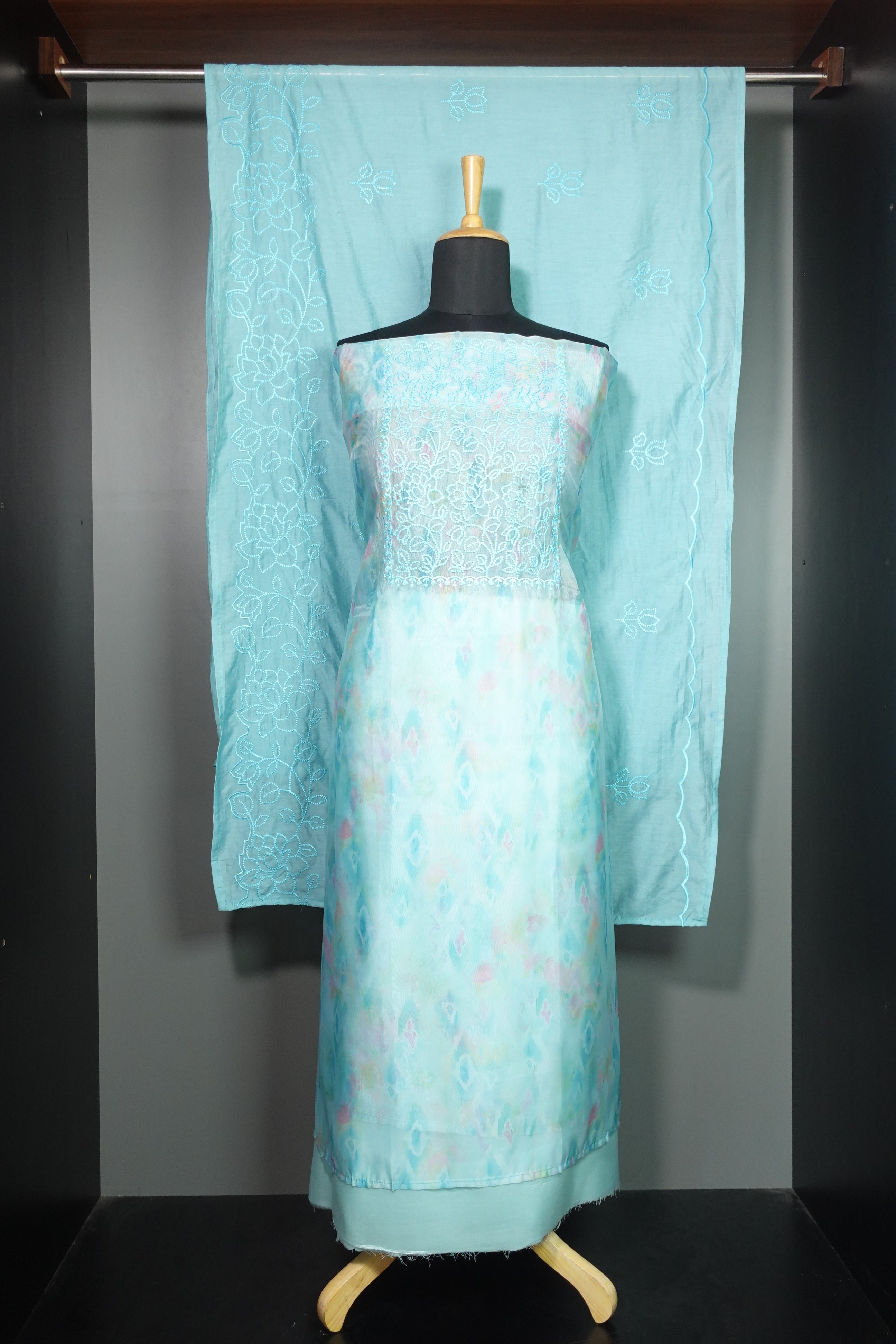 Viscose Organza Digital Printed Salwar Set | NI540