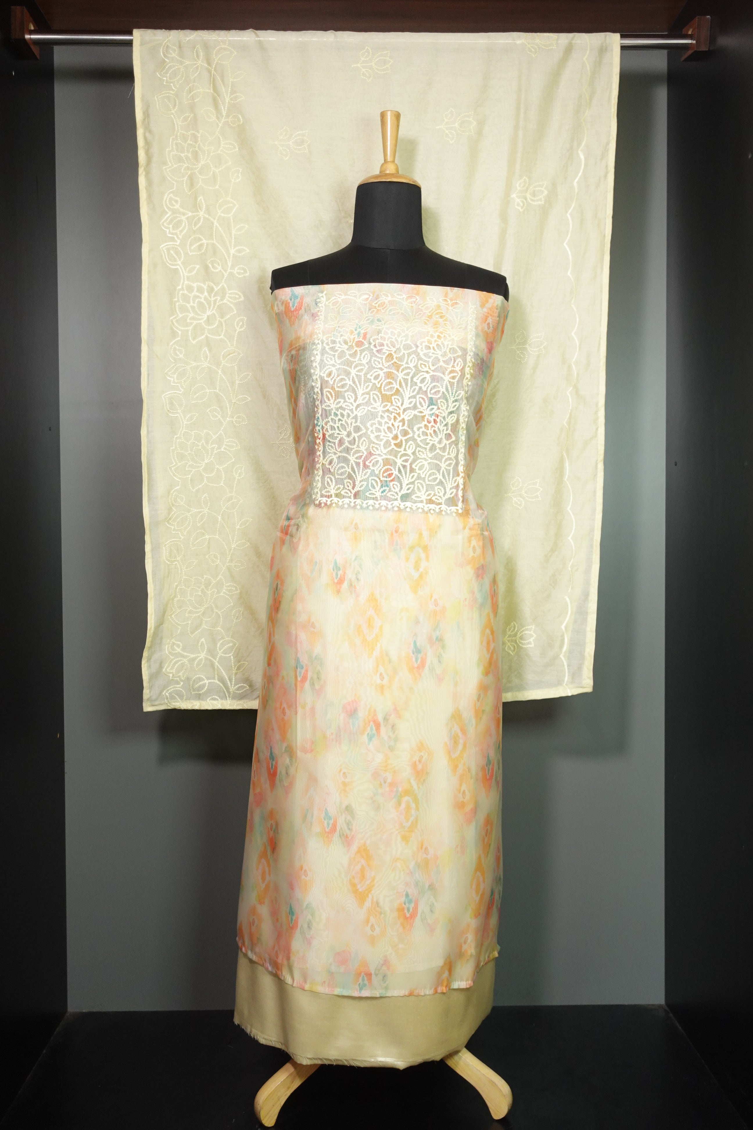 Viscose Organza Digital Printed Salwar Set | NI540