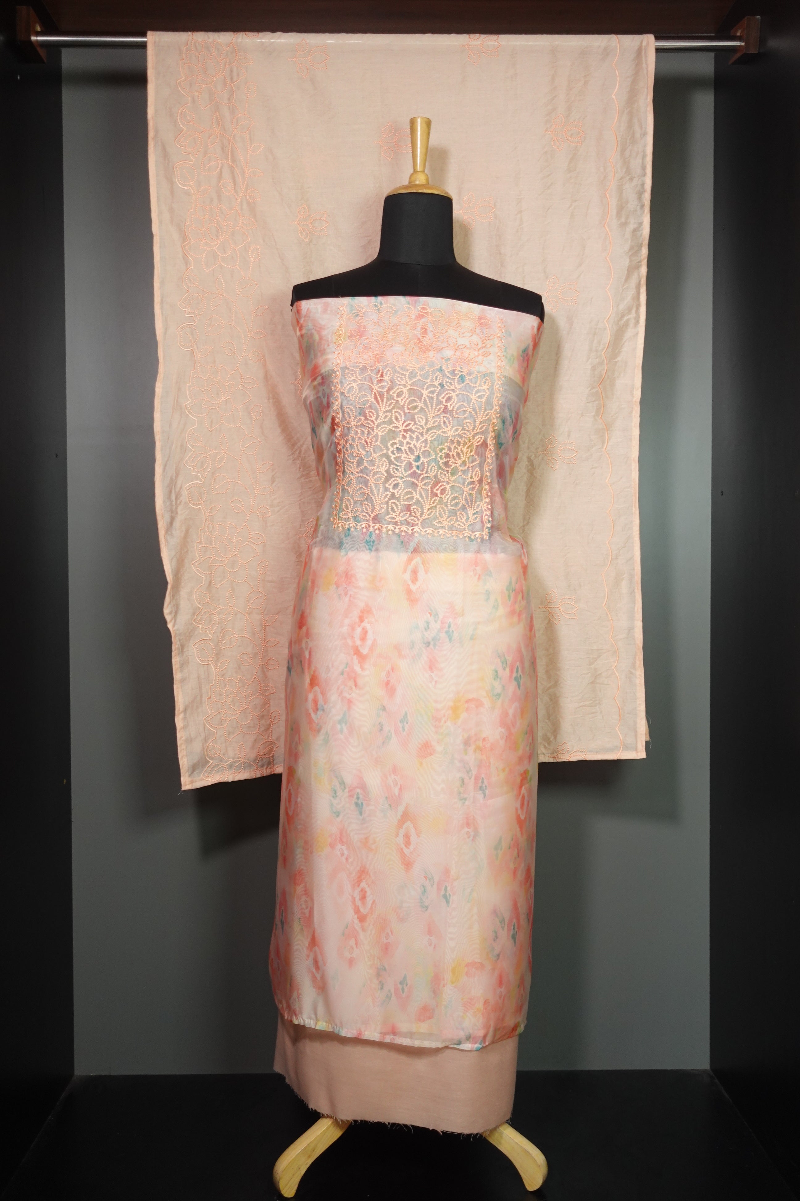 Viscose Organza Digital Printed Salwar Set | NI540