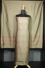 Copper Zari Weaved Semi Silk Salwar Set | KT203